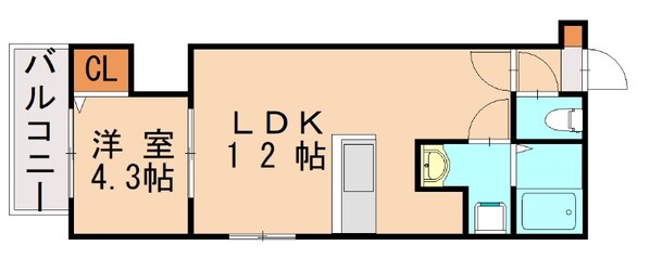 和白駅 徒歩7分 3階の物件間取画像